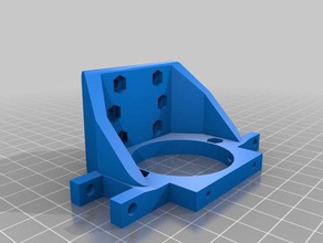 mount budaschnozzle blower fan 3d printing 3d print model - Mito3D