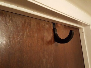 big closet door hook household 3d print model - Mito3D