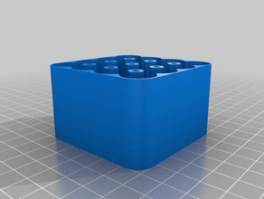 caixa de bateria 4x4 aa bot magnético recipientes personalizado 3d print model - Mito3D