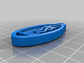 leah keychain coins badges customized 3d print model - Mito3D