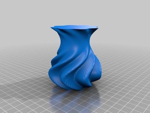 il mio personalizzato ondeggianti organico vaso contenitori 3d print model - Mito3D