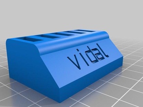 mi personalizados usb sd titular de la tarjeta organización 3d print model - Mito3D