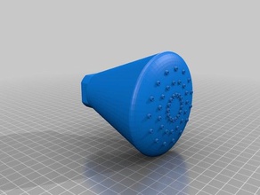 Dusche Kopf angepasst werden Bad 3d print model - Mito3D