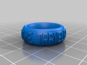 time ring fashion customized 3d print model - Mito3D