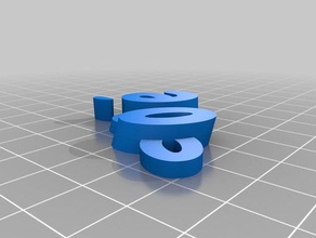 oc&eacute llaveros personalizado 3d print model - Mito3D