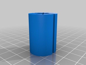 mon paramétrique personnalisé roulement à billes linéaire en option split 3d de l'imprimante pièces 3d print model - Mito3D