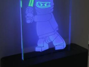 aydınlatmalı ninjago oyuncaklar oyunlar serin ışık plaka ışıklı levha 3d print model - Mito3D
