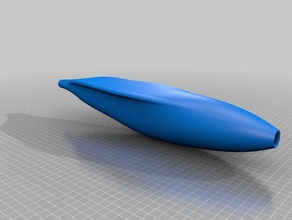 flying wing pod rc vehicles 3d print model - Mito3D