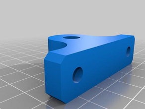 8mm Kissen-block-Halter 2020 Aluminium-Rahmen in der Robotik angepasst 3d print model - Mito3D