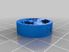 2 personalizado dentada partes rodamiento 3d print model - Mito3D