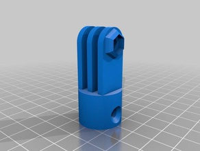 ushot gopro replacement parts mount selfie stick xsories 3d print model - Mito3D