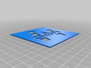 gen stencil personalizzati-o-matic art strumenti 3d print model - Mito3D