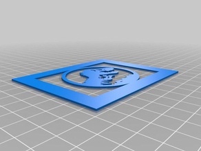 rex jurassic park estêncil-o-matic a arte as ferramentas personalizado 3d print model - Mito3D