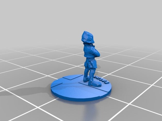 falco alfa figura 3d stampa 3D print model - Mito3D