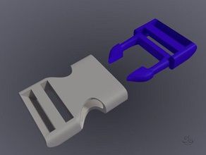 buckle latch 3d printing cierre hebilla 3d print model - Mito3D