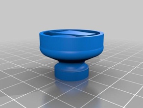 glass knob household 3d print model - Mito3D