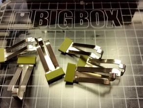 bigbox bed clip caps 3d printer accessories customizer 3d print model - Mito3D