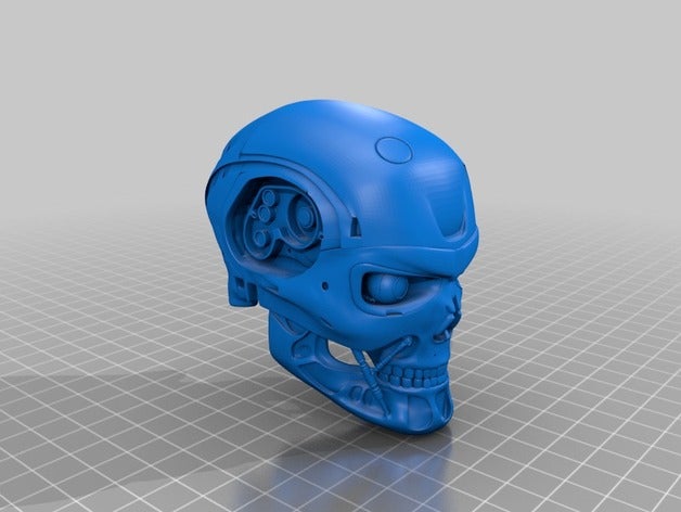 terminator t801 modelo robôs costumes gênesis 3D print model - Mito3D