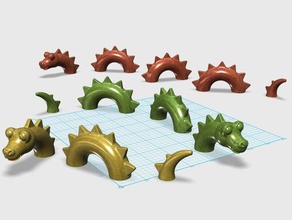 nessie loch ness monster sculptures 3d print model - Mito3D