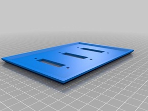 il mio personalizzato wally piastra di montaggio a parete customizer casa 3d print model - Mito3D