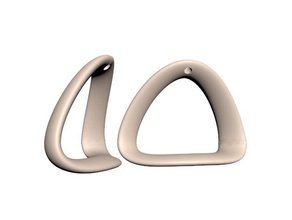 orecchini earrings 3d print model - Mito3D
