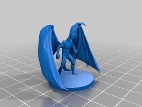 nightgaunt 3d printing dreamlands hp lovecraft collection rpg 3d print model - Mito3D