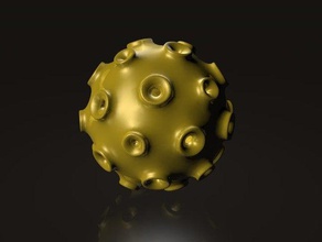 bumped ball math art balls 3d print model - Mito3D