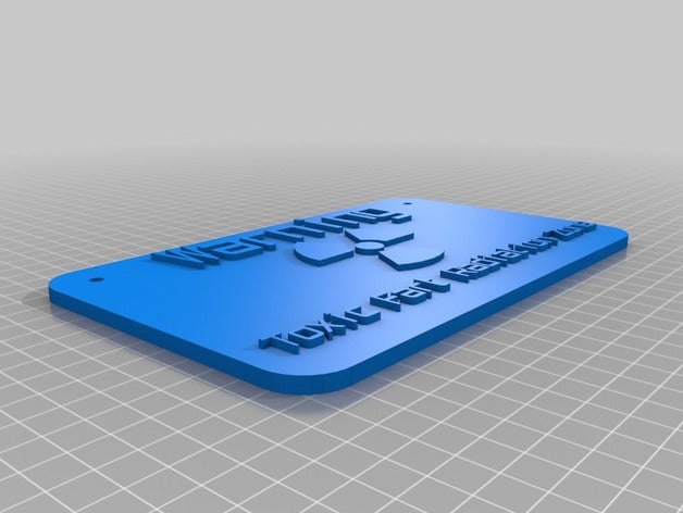 toxic fart radiation zone signs logos customized 3D print model - Mito3D