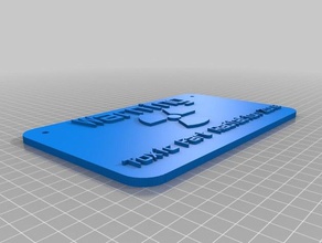 toxic fart radiation zone signs logos customized 3d print model - Mito3D