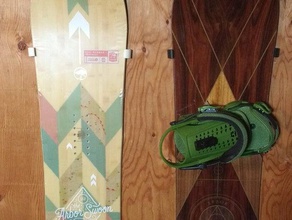 snowboard, wakeboard montaggio a parete sport all'aperto 3d print model - Mito3D