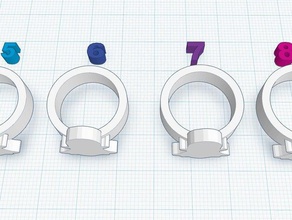 snapchat ring rings cool ghost girls jewelry style 3d print model - Mito3D