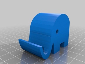 elefante iphone stand gadgets 3d print model - Mito3D