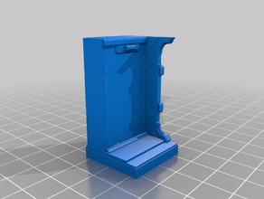openforge 20 sci-fi walls version 1 toy game accessories miniature openforge2 rpg 3d print model - Mito3D