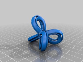 ribbon math art 3d print model - Mito3D