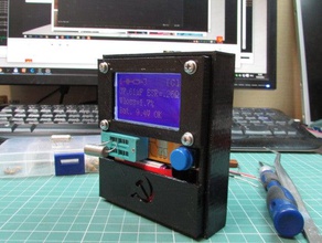 lcr-t4 rectangle le bricolage cas testeur de transistor 3d print model - Mito3D