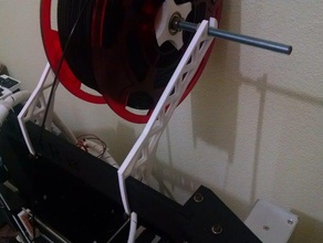 spool holder prusa graber 3d printer accessories 3d print model - Mito3D