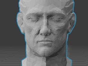 bobby luca bust fallout 4 sculptures 3d print model - Mito3D