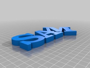 sam sculture personalizzato 3d print model - Mito3D