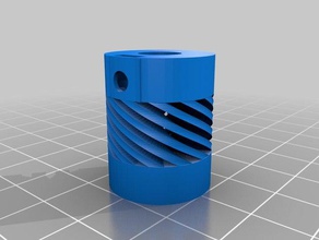 meine angepasste flexible Kupplung parametric 2 verschiedenen inneren Löcher 3d Drucker Teile 3d print model - Mito3D