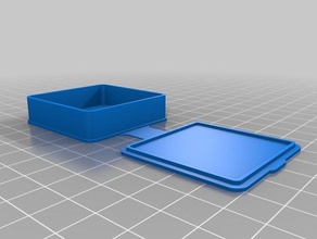 caja rechteckig 40x40 Container angepasst 3d print model - Mito3D