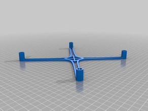 mon personnalisés hyperbolique micro brossé quadcopter frame rc véhicules 3d print model - Mito3D