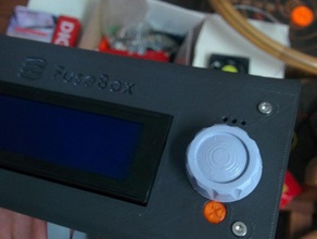 caja de fusibles lcd titular 3d la impresora partes corexy bisel caso pantalla montaje soporte el controlador inteligente 3d print model - Mito3D