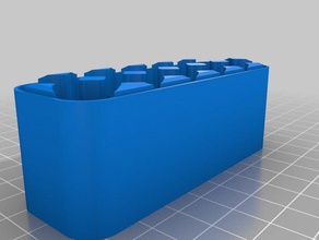 12aa batt holder containers customized 3d print model - Mito3D