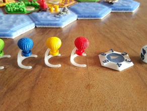 palloncino piloti variante coloni catan giocattolo gioco accessori da tavolo divertente poco mini settlersofcatan i di piccolo vento mondo 3d print model - Mito3D