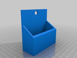 wall-mounted organizer organization 3d print model - Mito3D