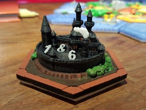 magic 7 isola incantata variante coloni catan giocattolo gioco accessori da tavolo cittadella divertente mago settlersofcatan i di piccolo mondo 3d print model - Mito3D