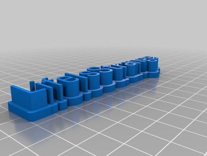 vida estranha 3d placa de nome esculturas personalizado 3d print model - Mito3D