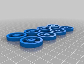 mi personalizados ruedas hobby 3d print model - Mito3D
