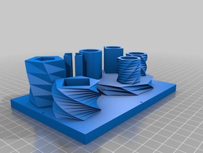 özel poligon yazılarımı büküm delik organizasyon 3d print model - Mito3D