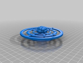 alluminio modello di bohr la fisica astronomia 3d print model - Mito3D
